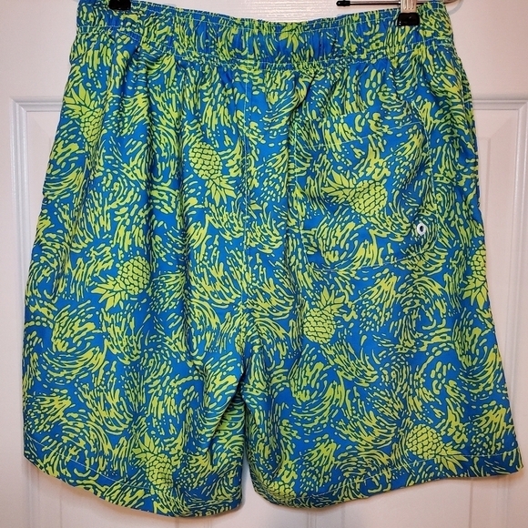 Speedo Pineapple Design Swim Trunks Sz M - Picture 4 of 7